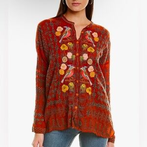 Johnny Was Womens Alani Blouse